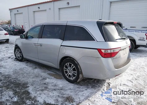 2012 Honda Odyssey Ex-L из США, поврежденный, VIN 5FNRL5H61CB051033